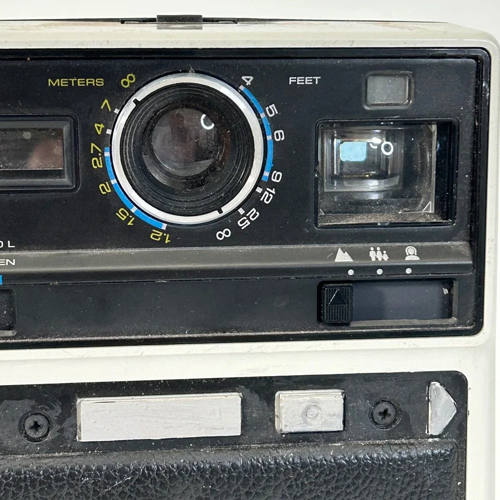 Vintage Kodak EK4 Instant Print Camera Grey Black Blue USA‎ Made PR-10 Film